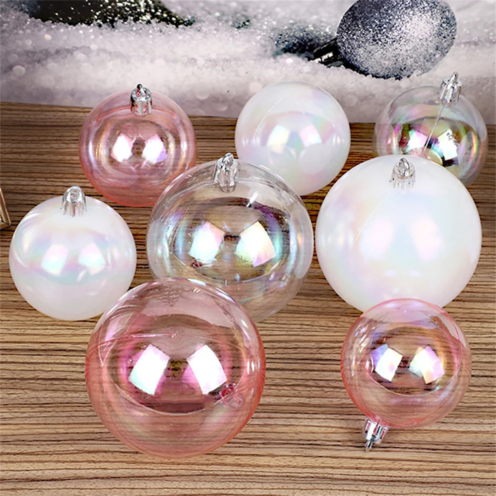 Colorful Christmas Bubble Ornaments - 10pcs Set - Image 5