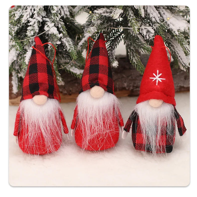 Charming Handmade Gnome Christmas Decorations Set - Image 8