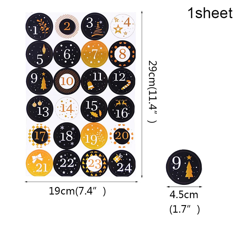 Festive Countdown Advent Calendar Bags & Tags - Image 10
