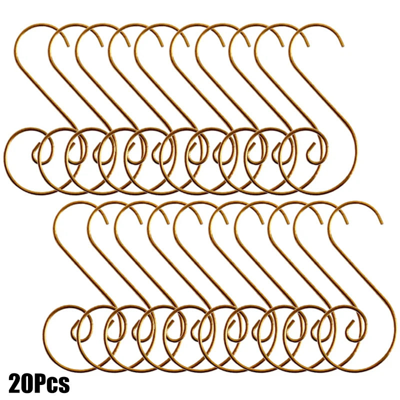 Charming S-Shaped Metal Hooks for Christmas Ornaments - Image 17