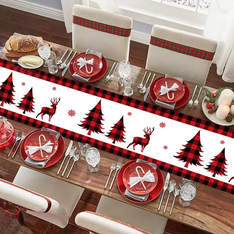 Festive Christmas Table Runner for Holiday Cheer - Image 31