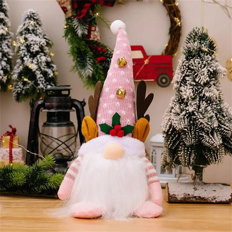 LED Light Christmas Gnome Ski Doll Decoration - Image 14