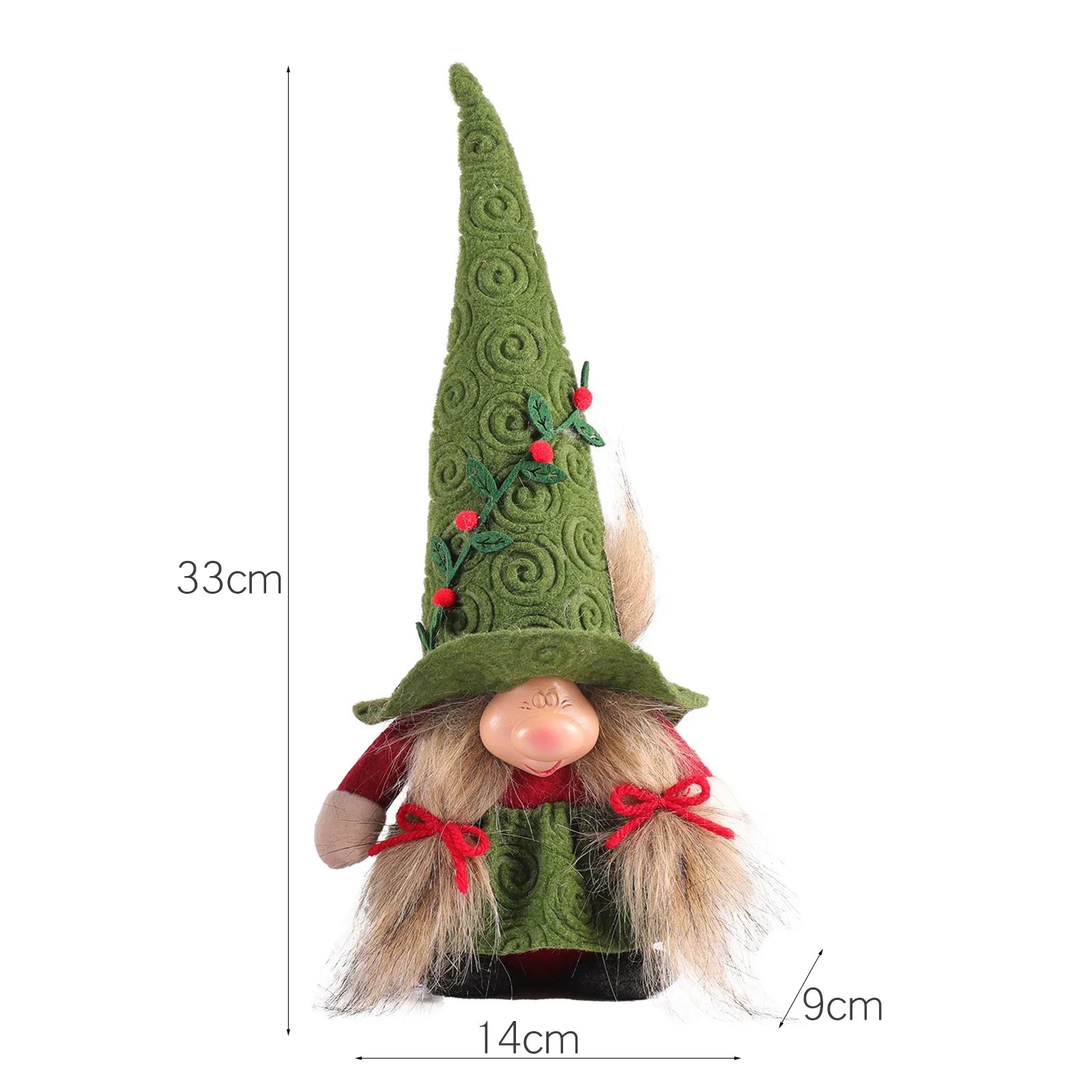 Charming Gnome Doll Ornament for Christmas Tables - Image 5