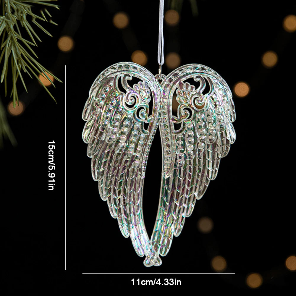 Colorful Snowflake Acrylic Pendant for Christmas Decor - Image 41