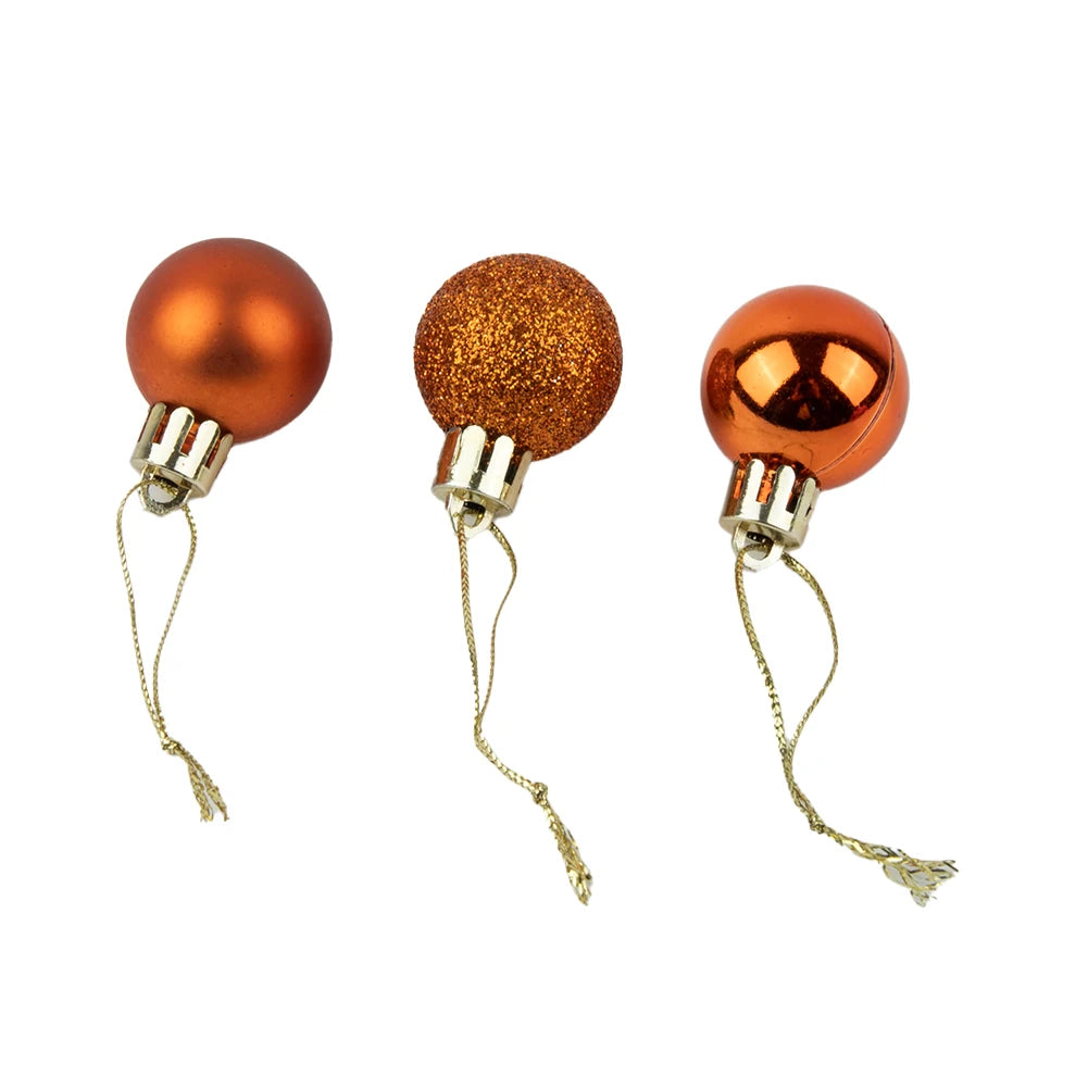 Vibrant 24PCS Mini Christmas Ball Ornaments - Image 41
