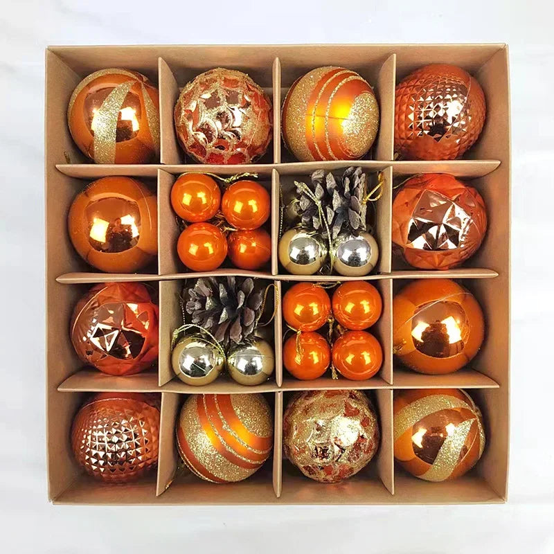 42-Piece Multicolor Christmas Ornaments Set - Image 4