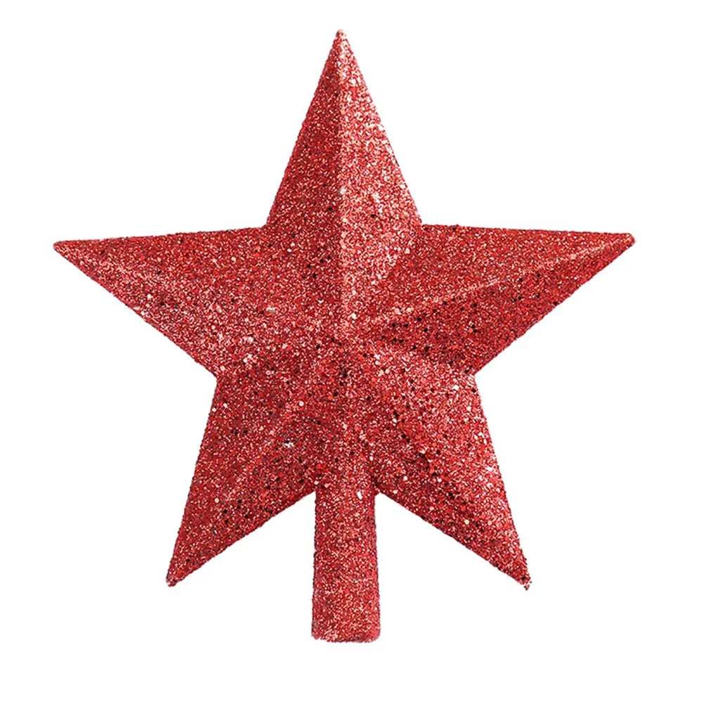 Sparkling Gold & Silver Shatterproof Christmas Star Ornament - Image 5