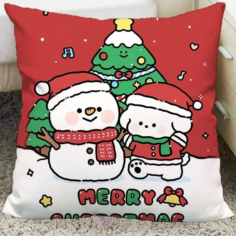 Festive Santa Claus Pillowcases for Cozy Decor - Image 5