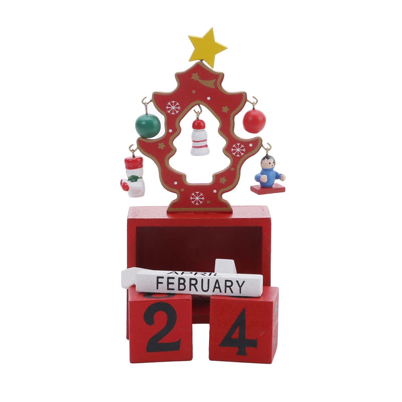 Festive Wooden Countdown Calendar - Santa & Friends - Image 22