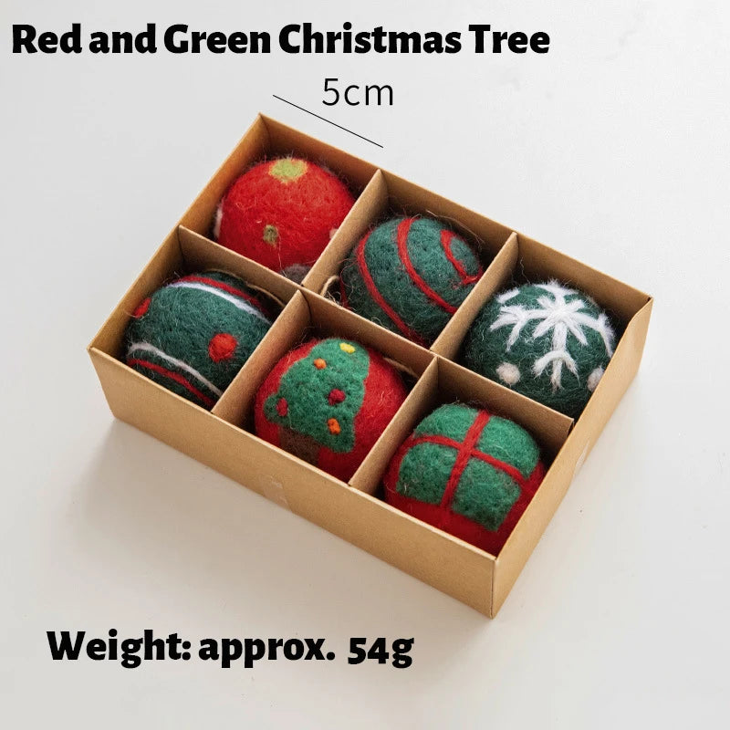Festive Felt Wool Balls for Holiday Decor - Image 19