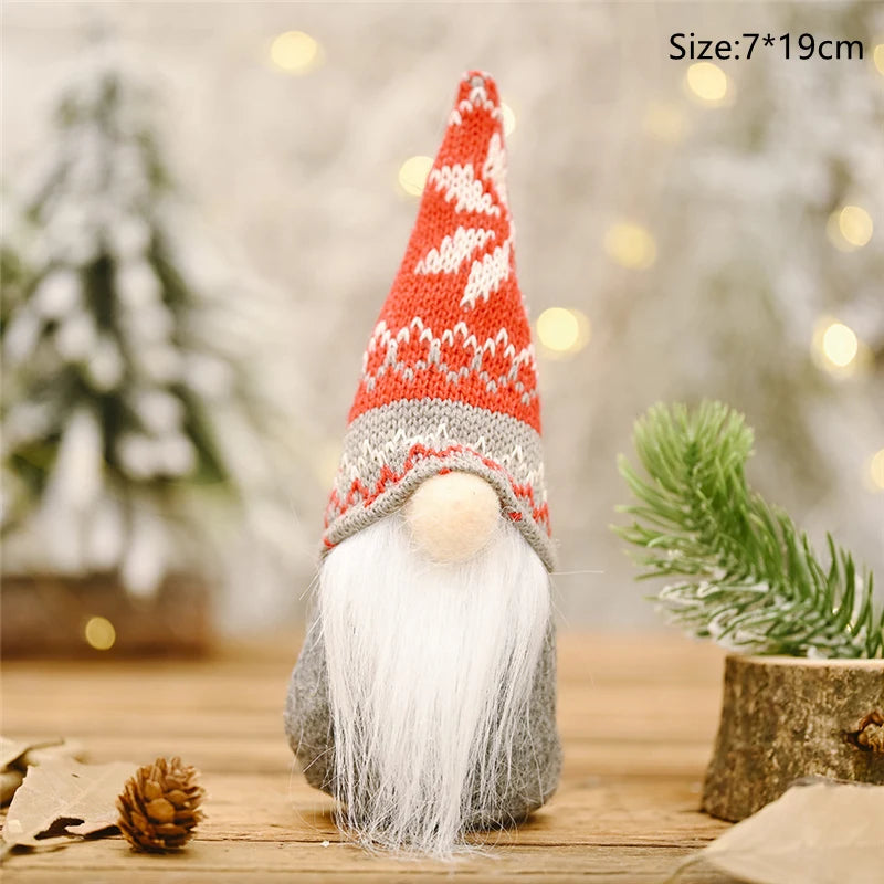 Charming Faceless Gnome Doll for Festive Cheer - Image 36