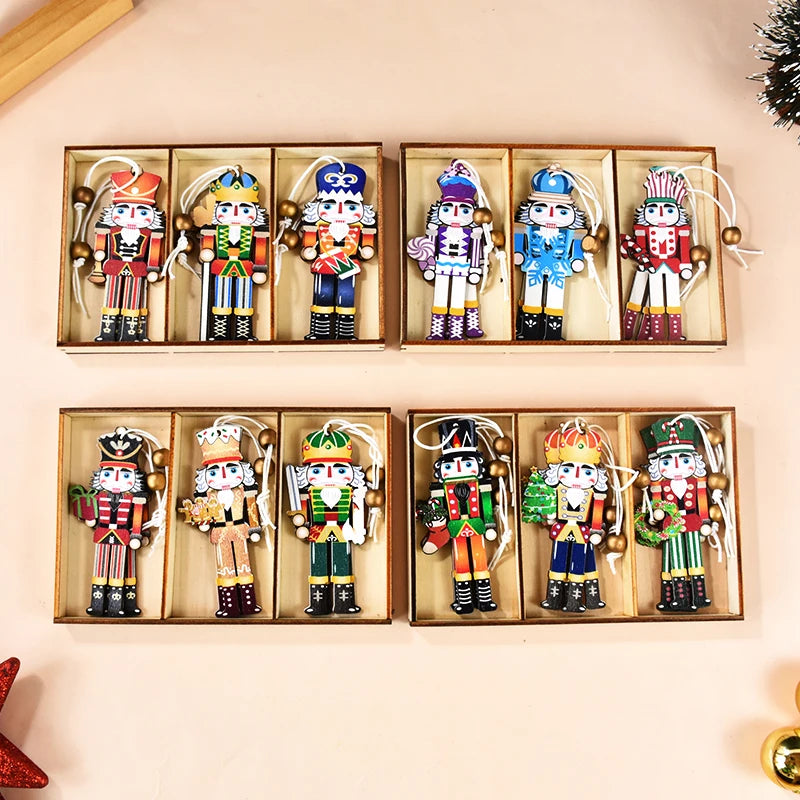 Nutcracker Soldier Wooden Ornaments for Christmas Cheer - Image 19