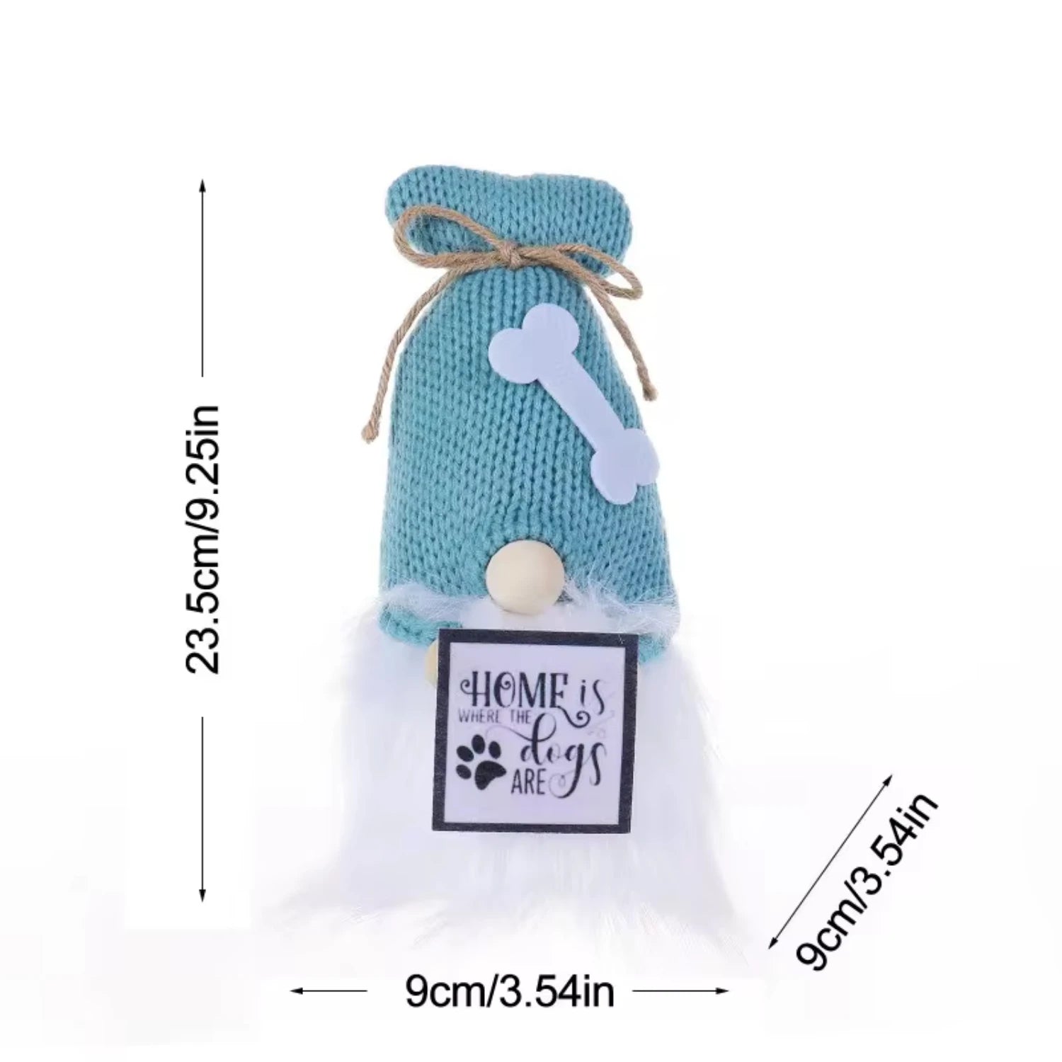 Festive Luminous Gnome Plush Ornament for Christmas - Image 6