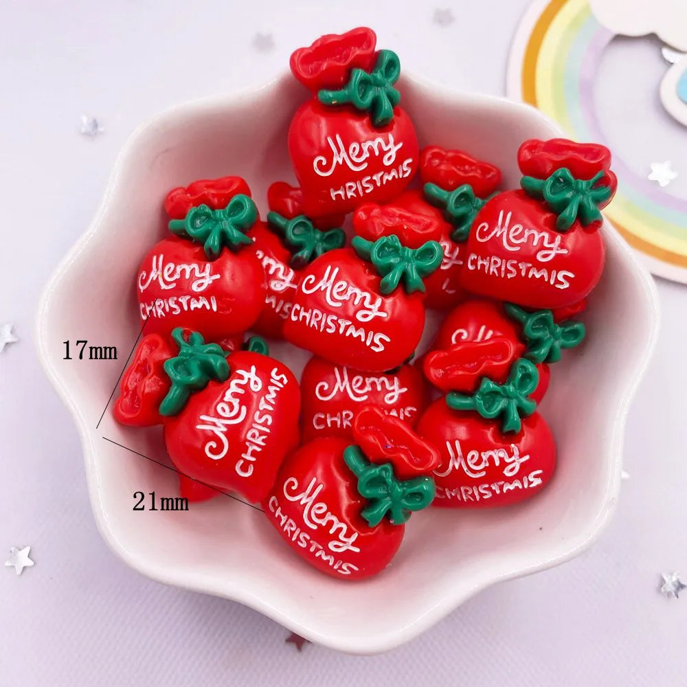 Colorful Santa & Snowman Christmas Figurines - 10PC Set - Image 17