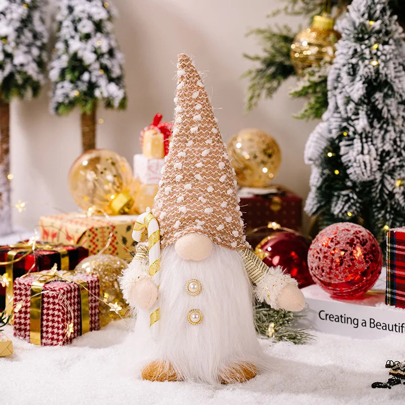 Glowing Sequin Rudolph Christmas Doll Ornament - Image 2