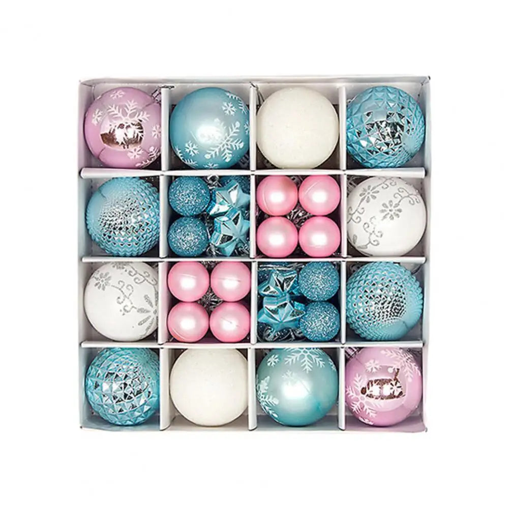 Versatile Shatterproof Christmas Ball Ornament Set - Image 12