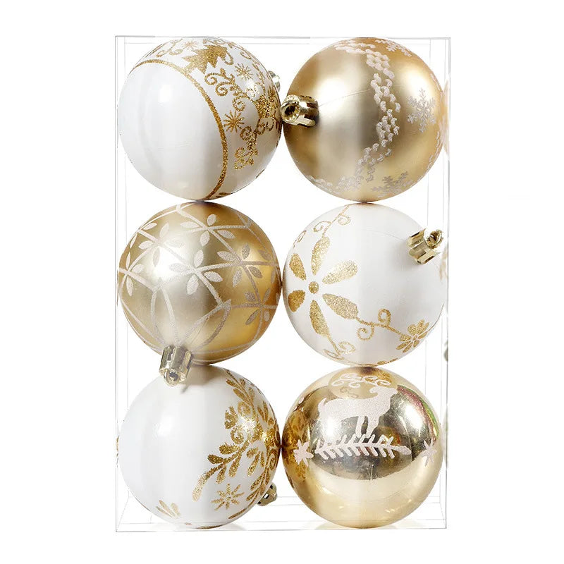 Elegant 6pcs Christmas Baubles for Festive Decor - Image 22