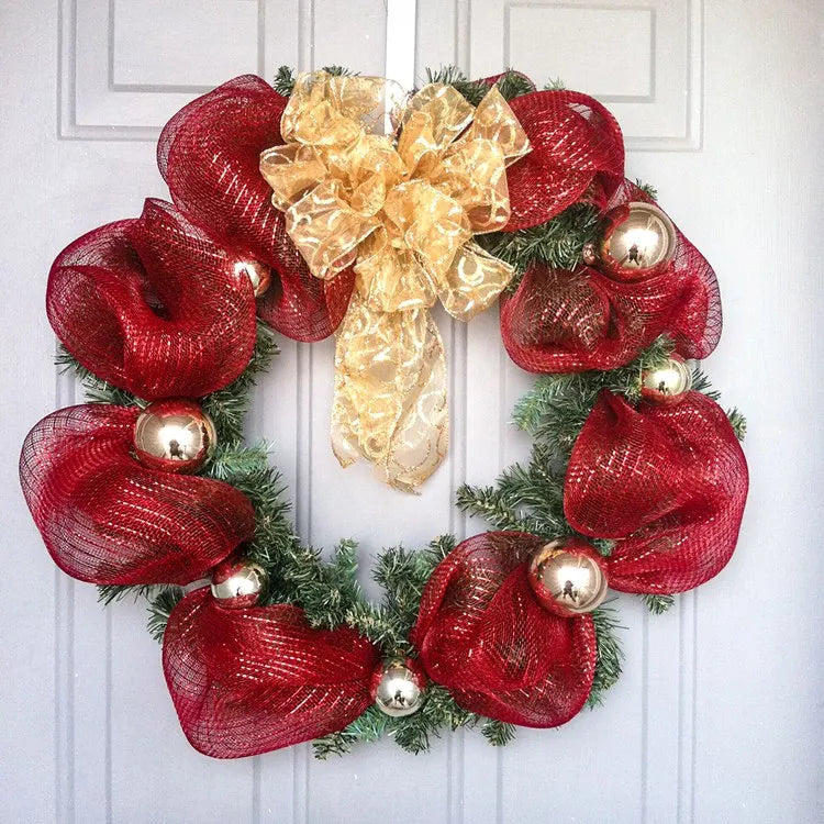 Gorgeous Gold & Silver Mesh Christmas Ribbons - Image 16