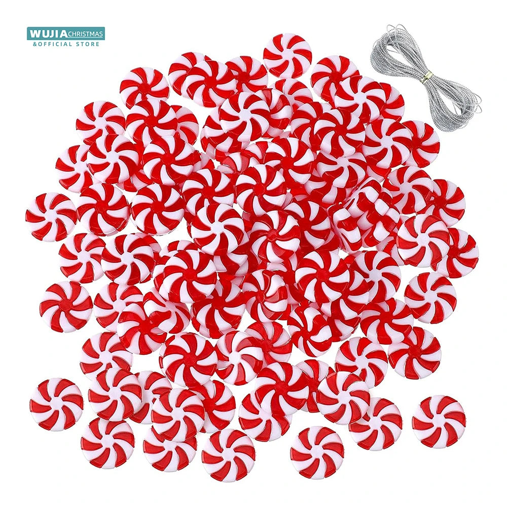 100pcs Christmas Candy Cane Ornaments for Holiday Cheer - Image 11