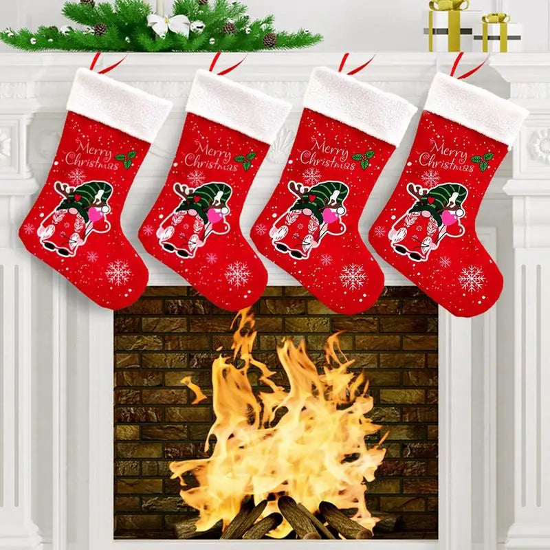 Charming Santa Gnome Christmas Stockings for Festive Cheer - Image 8