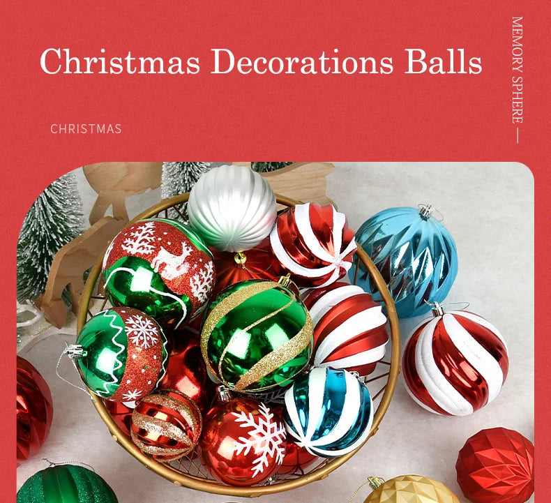 Festive PVC Christmas Tree Ornaments & Decorations - Image 34