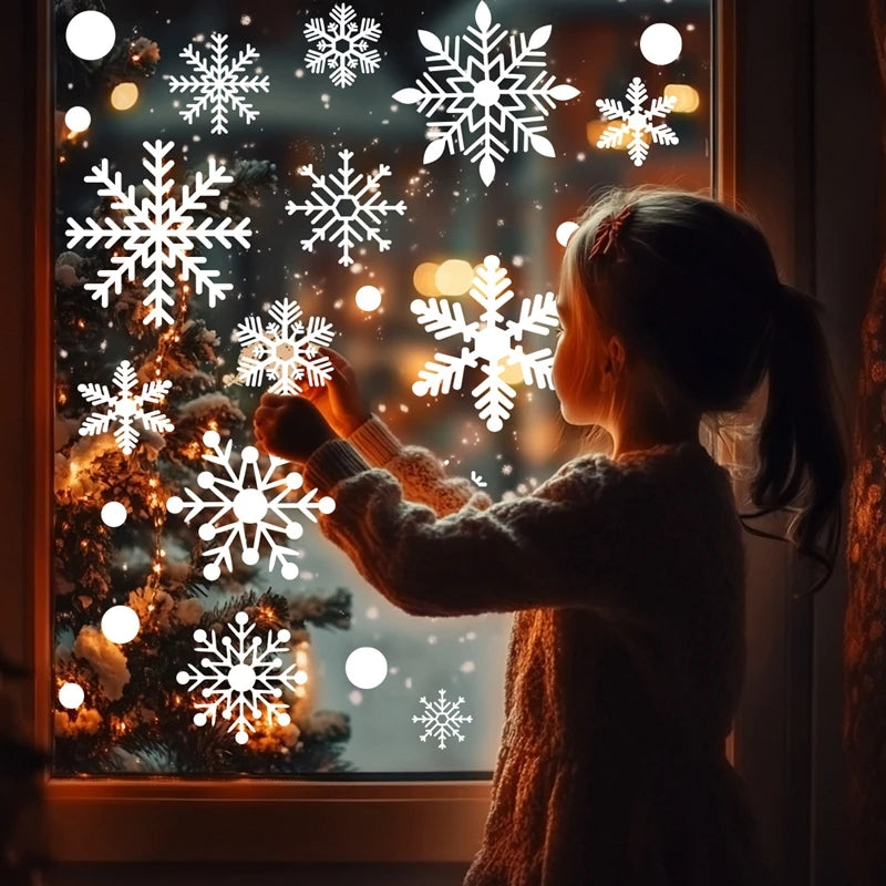 Festive Merry Christmas Window Stickers for Home - Image 10