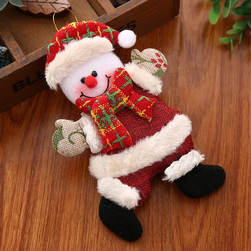 4pcs Festive Christmas Tree Doll Ornaments - Image 23