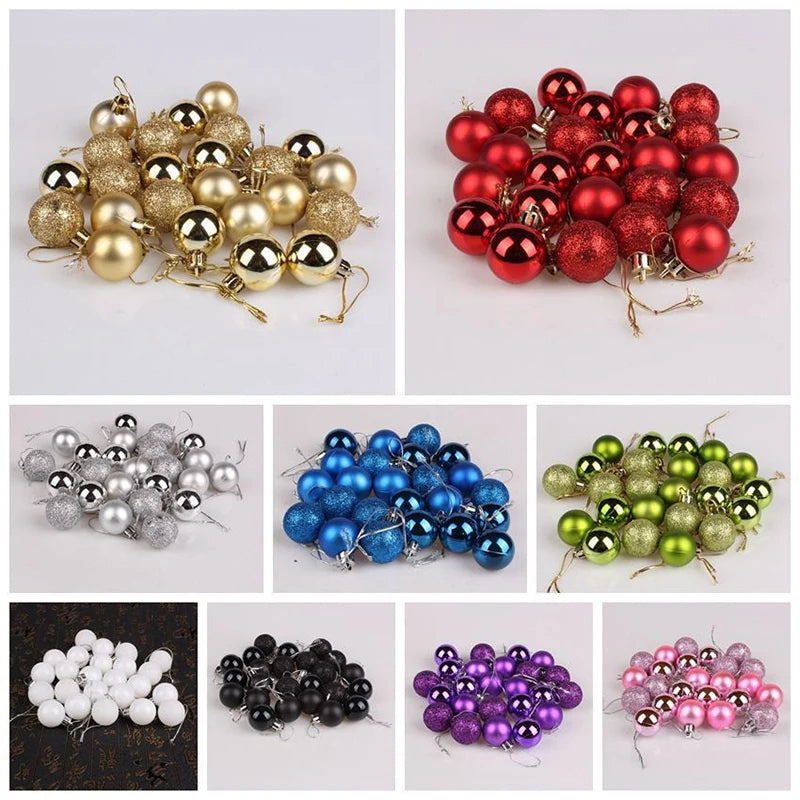 24 Shatterproof Christmas Ball Ornaments Set - Image 11