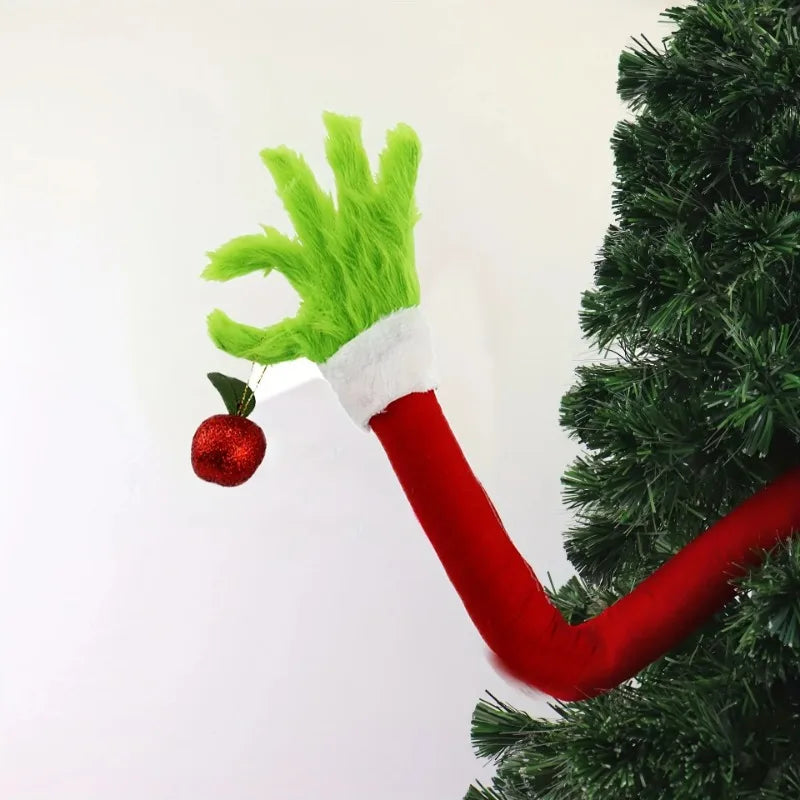 Whimsical Furry Elf Tree Topper Decoration - Image 9