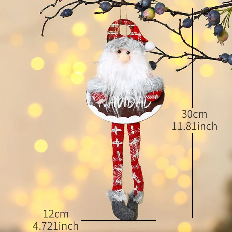 Charming Pink Christmas Doll & Animal Ornaments - Image 33