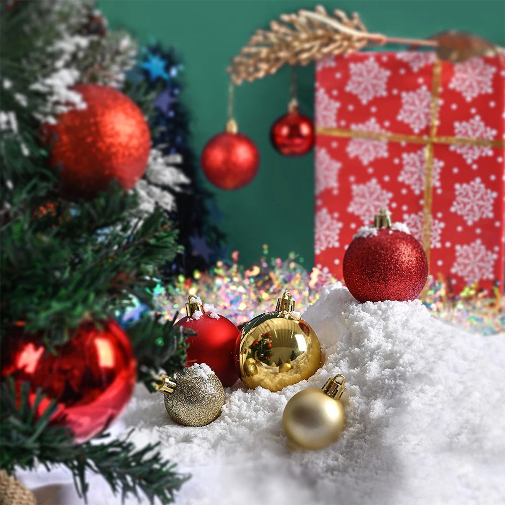 24Pcs Shatterproof Christmas Tree Ball Ornaments - Image 3