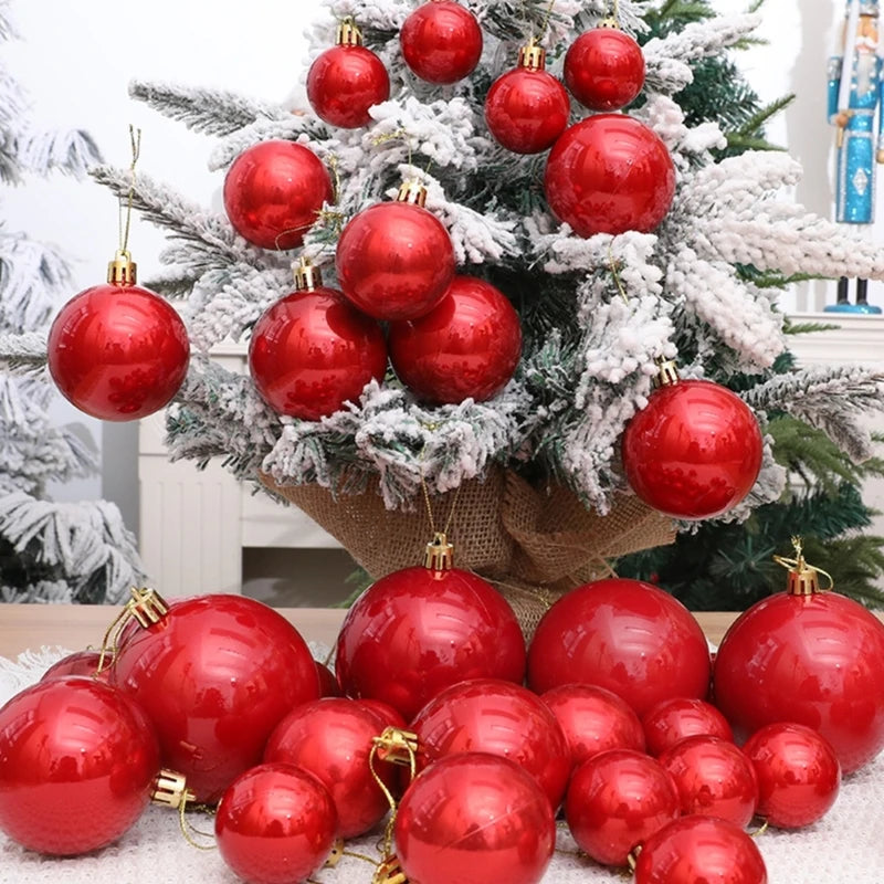 Charming Christmas Tree Bauble Set - Festive Decor - Image 14