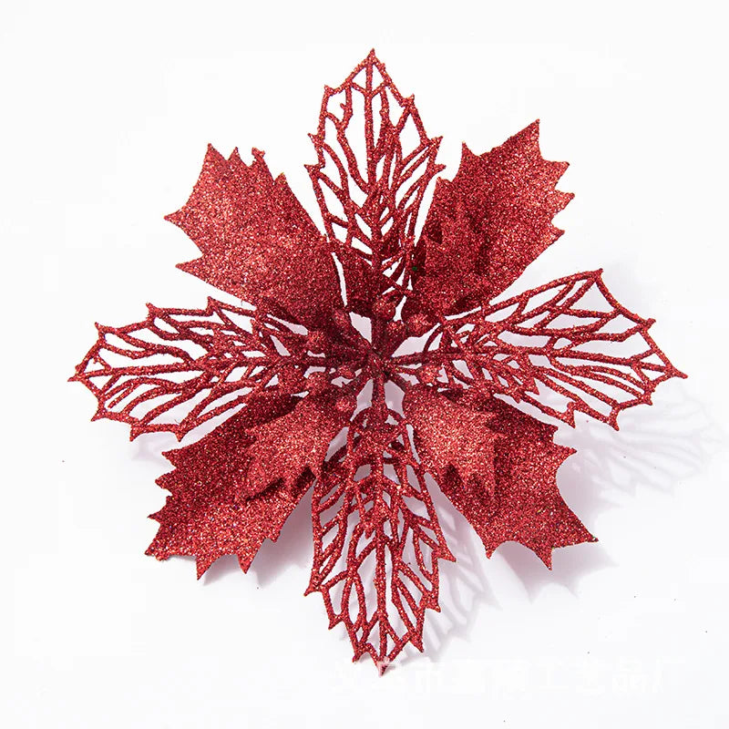 Elegant Christmas Balloon Garland with Floral Accents - Image 5