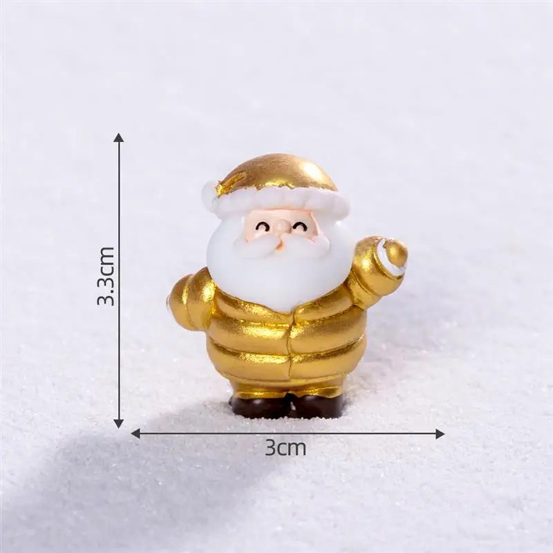 Festive Resin Elk & Santa Claus Ornaments - Image 12
