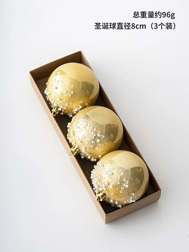 Elegant Transparent Christmas Ball Ornaments - 3/4/6 pcs - Image 33