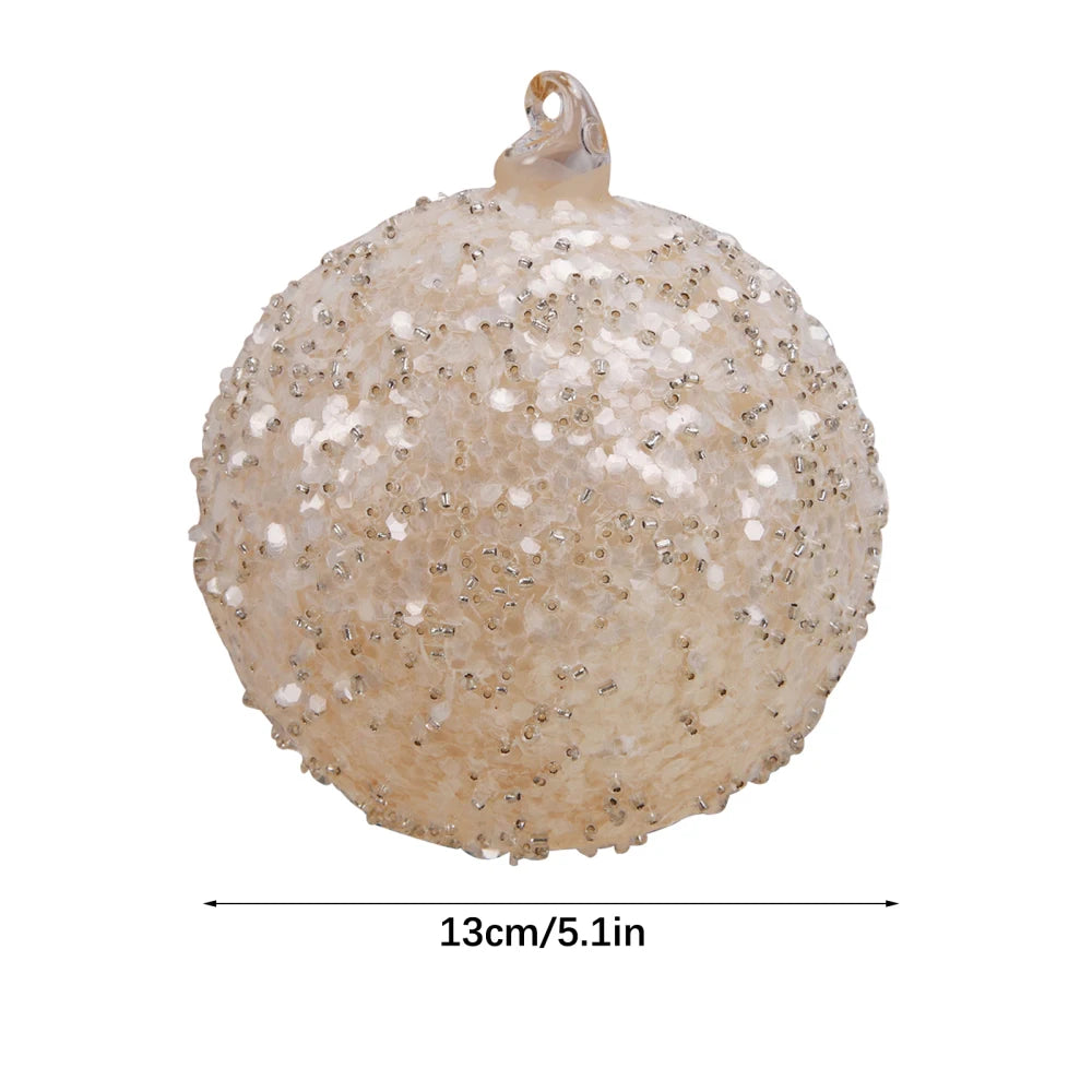 Festive Glass Christmas Ball Ornaments for Holiday Decor - Image 12