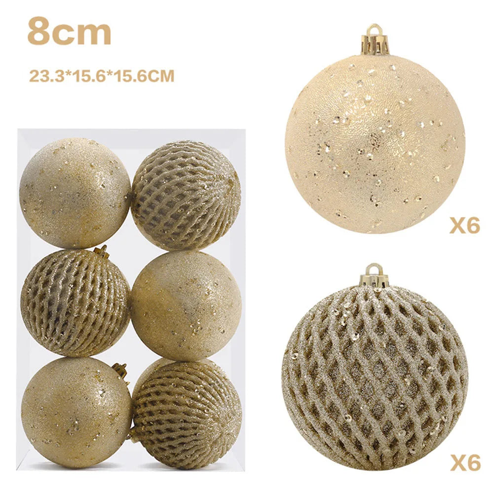 Shatterproof Christmas Ornament Balls - 12 Pack - Image 34