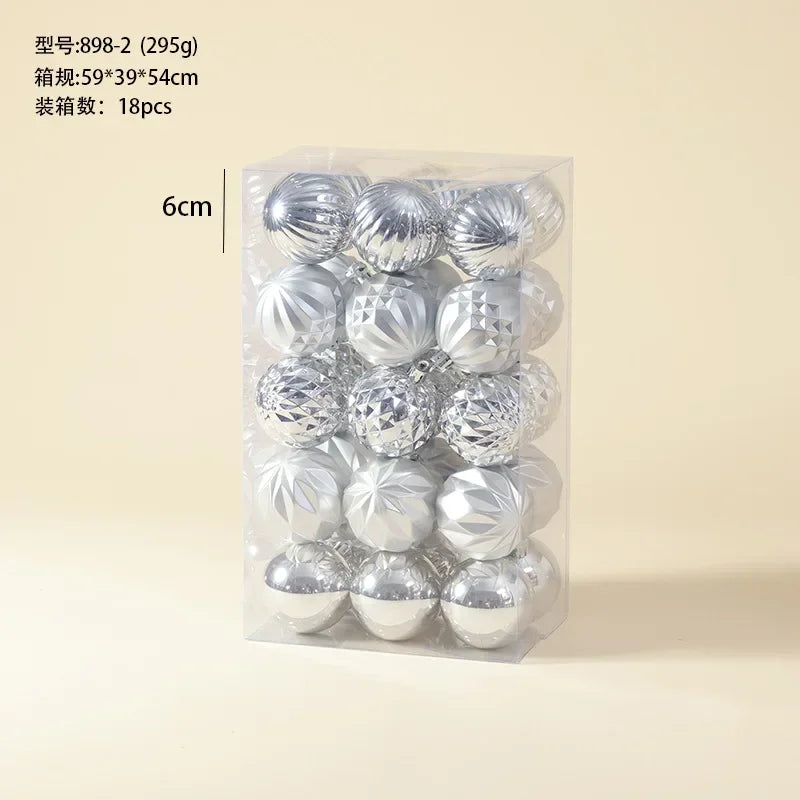Sparkling Champagne Christmas Balls for Festive Decor - Image 27