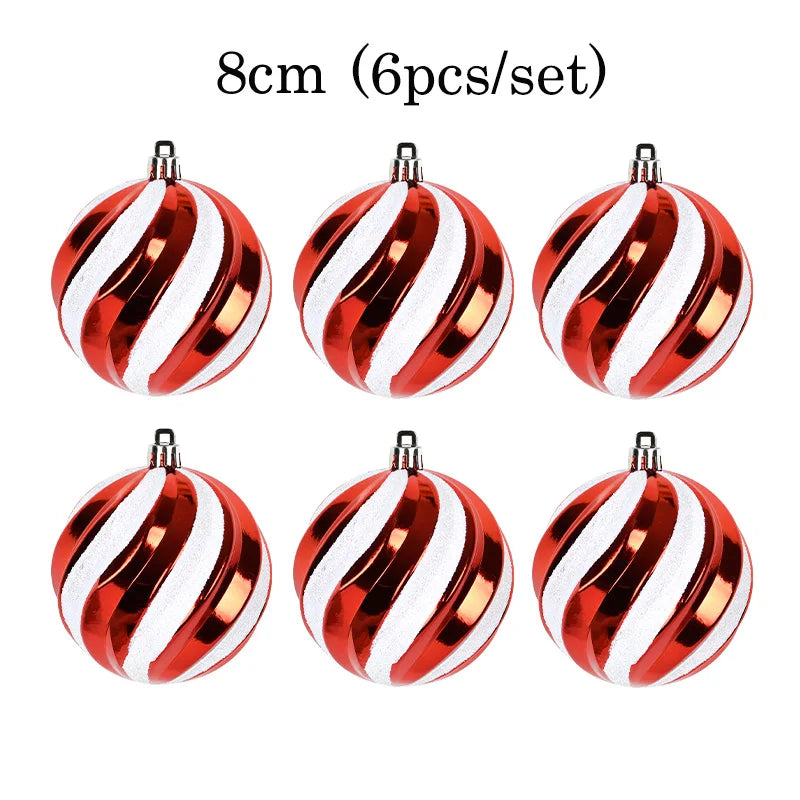 Festive PVC Christmas Tree Ornaments & Decorations - Image 19