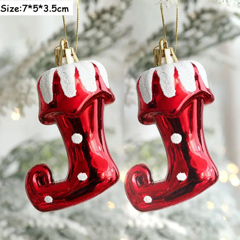 Festive Elk Christmas Ball Ornaments - 2pcs - Image 12