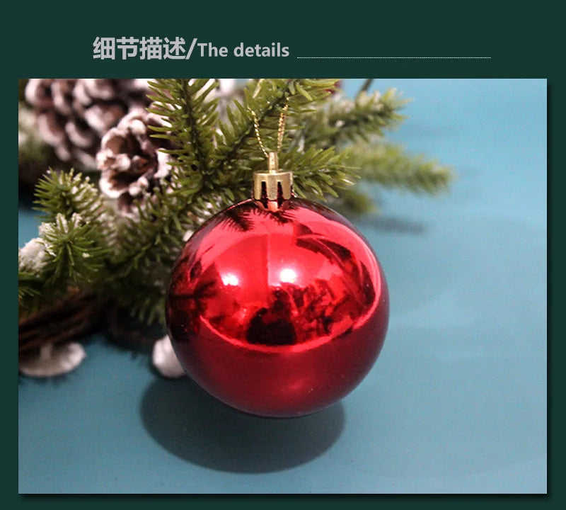 100 Christmas Baubles for Festive Tree Decor - Image 24