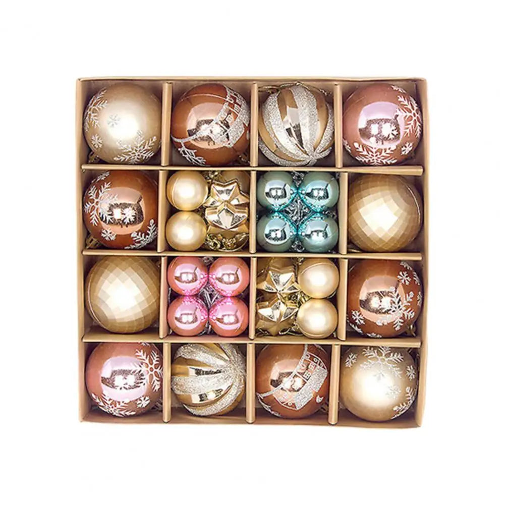 Versatile Shatterproof Christmas Ball Ornament Set - Image 6