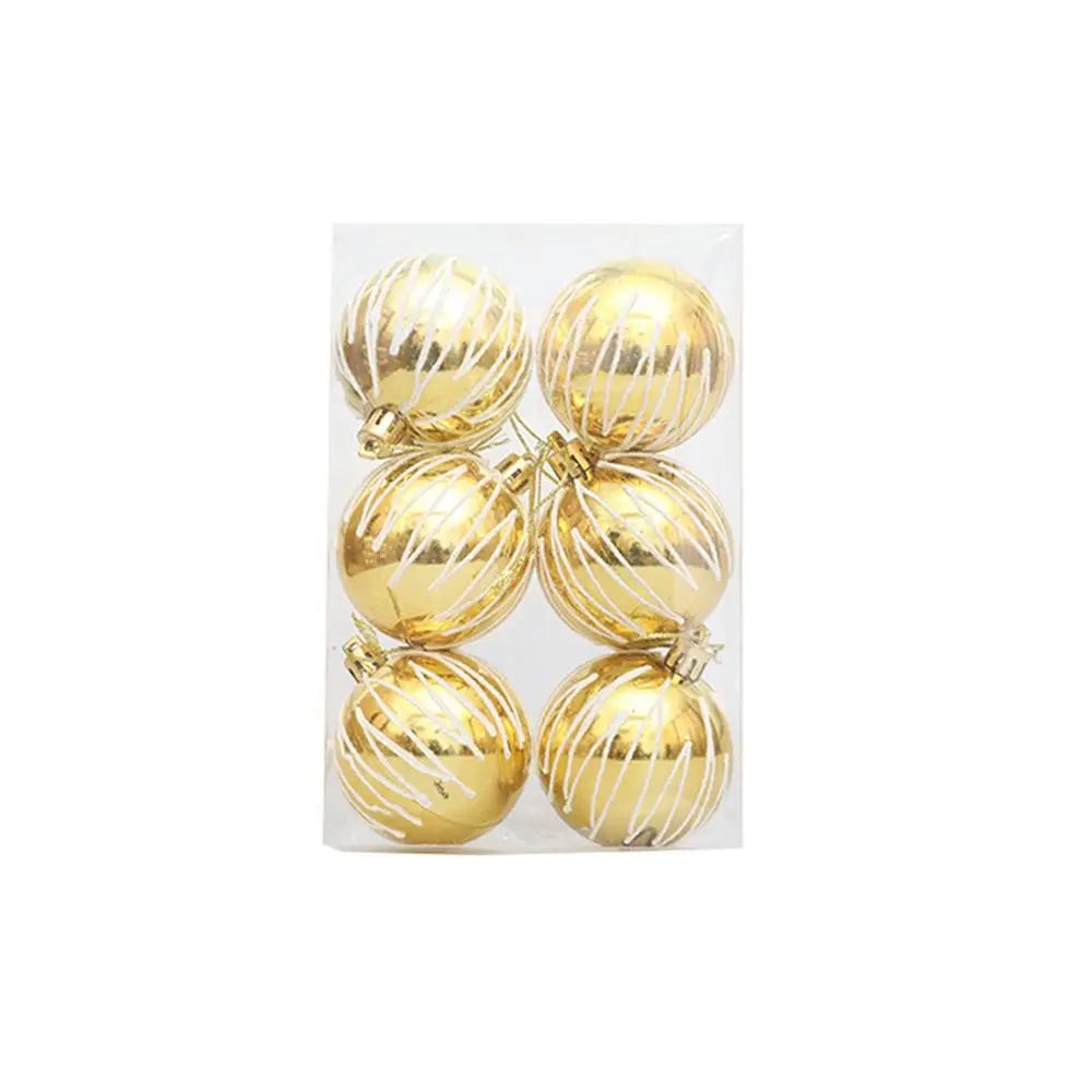 6-Piece Mini Cartoon Christmas Baubles Set - Image 4