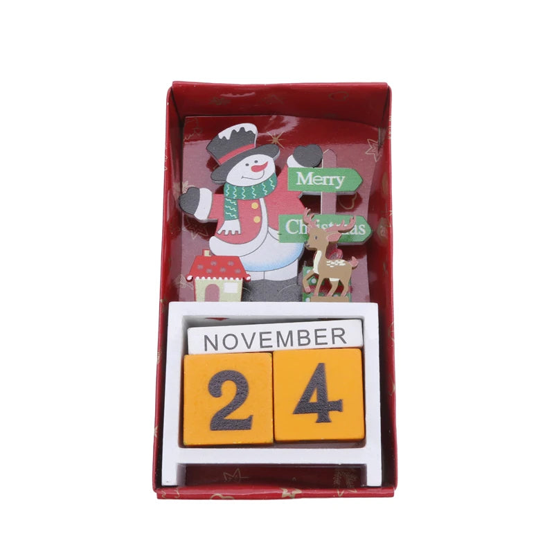 Festive Wooden Countdown Calendar - Santa & Friends - Image 19