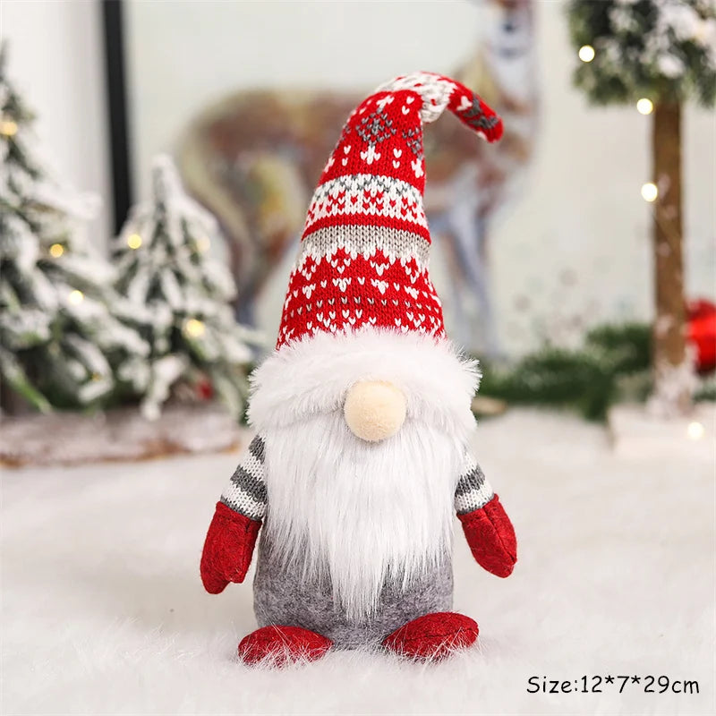 Charming Faceless Gnome Doll for Festive Cheer - Image 4
