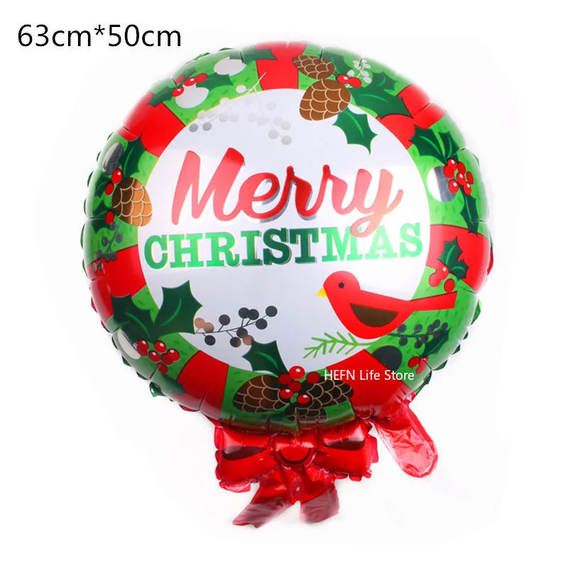 Festive Foil Balloons: Santa, Snowman & More! - Image 11