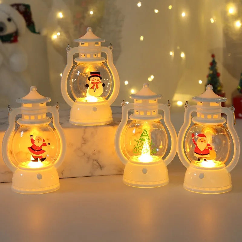 Festive Christmas LED Lights with Santa & Snowman - Image 5