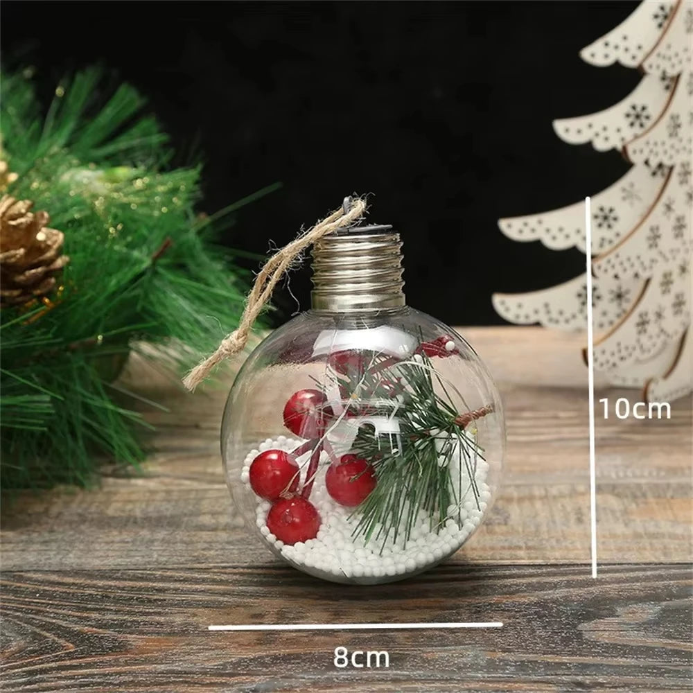 Elegant Transparent Ball Lights for Festive Holiday Decor - Image 13