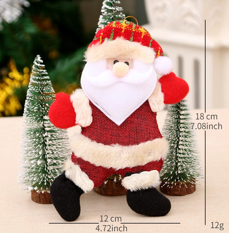 Charming Pink Christmas Doll & Animal Ornaments - Image 36