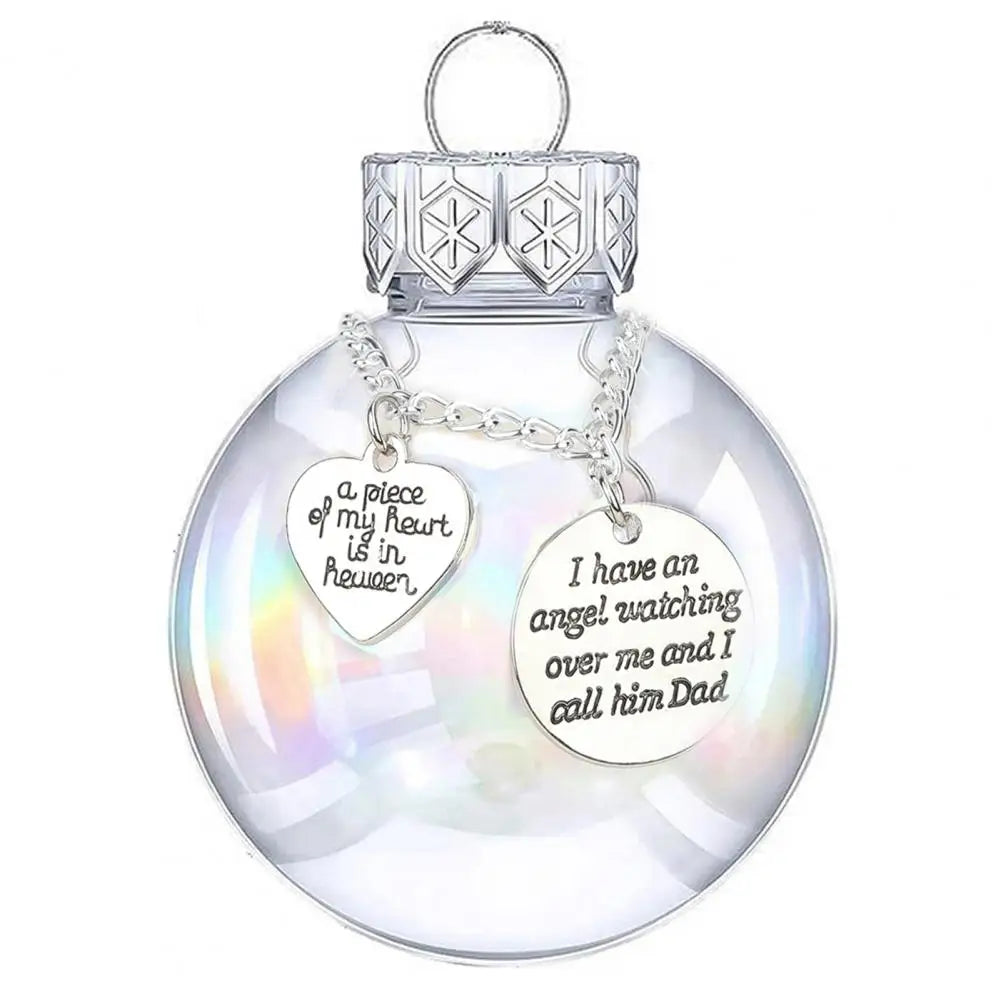 Touching Heartfelt Christmas Memorial Ornament Ball - Image 8